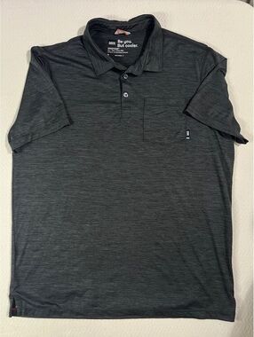 SAXX Men's Polo Shirt with Droptemp Cooling Technology, Size M
